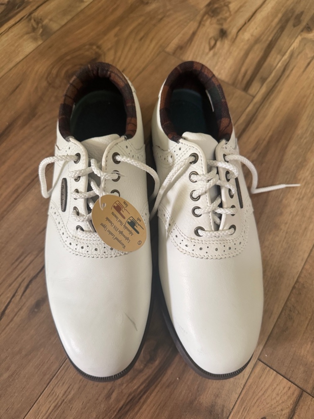 Foot Joys Sierra Golf Leather Lace-Up with spikes shoes size 7